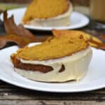 Plated Slice of Pumpkin Bundt Cake